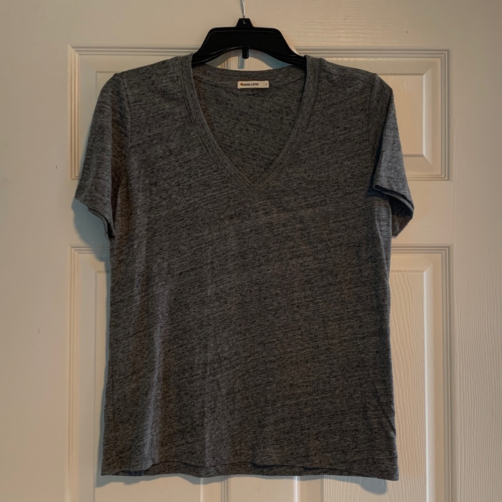 Marine Layer Heather Gray Tee